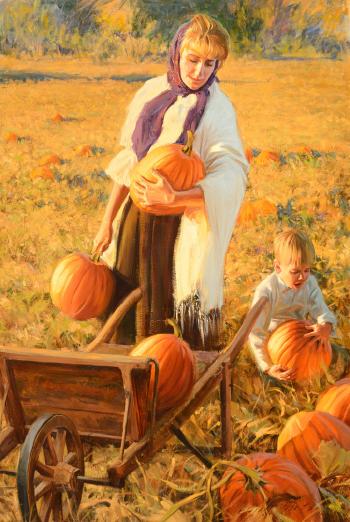Pumpkin Harvest by 
																	Loren Entz