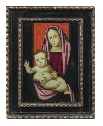 Madonna con Bambino by 
																	Jacopo da Valenza