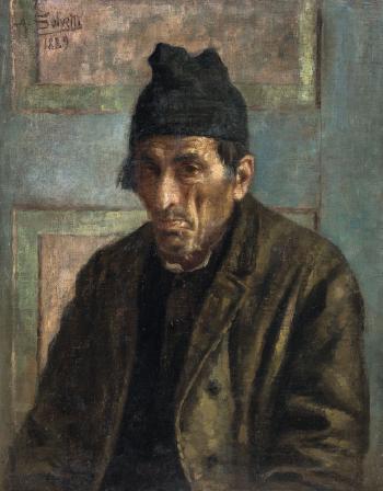 Vecchio pescatore by 
																	Antonio Salvetti