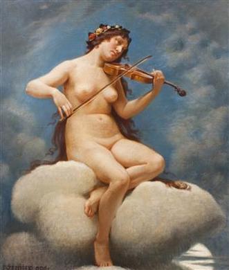 Allegory of Music by 
																	Franz Zenisek