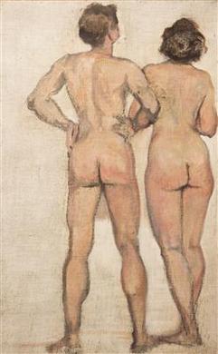 Study of Nudes by 
																	Josef Ingris
