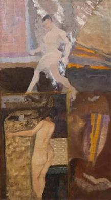 Two Nudes by 
																	Josef Ingris