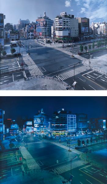 City Disqualified – Ximen District : Day and Night (Set of Two) by 
																	 Yuan Goangming