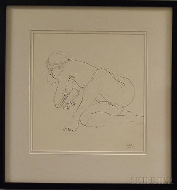 Nude study by 
																	Robert Eshoo