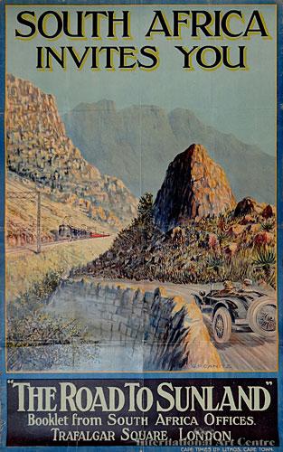 South African Travel Poster by 
																	George Paul Canitz