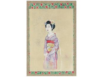 Maiko (Apprentice geisha) by 
																	Tadaoto Kainosho