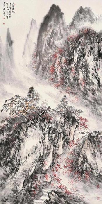 Tai hang mountain in autumn by 
																	 Yan Yuming