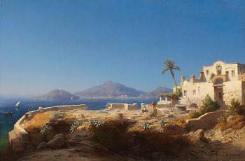 Ansicht der Insel Salamis von Nordosten by 
																	Albert Eichhorn