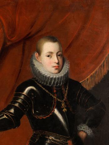 Portrait des königlichen Infanten und nachmaligen spanischen Königs Philipp III by 
																			Juan Pantoja de la Cruz