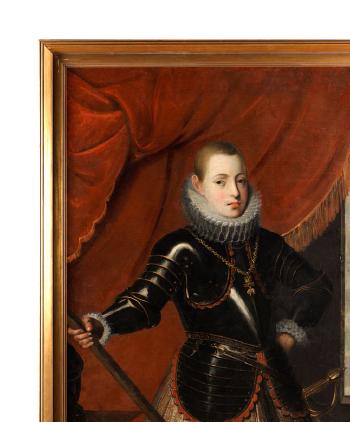 Portrait des königlichen Infanten und nachmaligen spanischen Königs Philipp III by 
																			Juan Pantoja de la Cruz