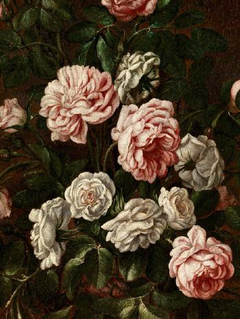 Stillleben mit Rosen und Schildkröte by 
																			Bartolomeo Ligozzi