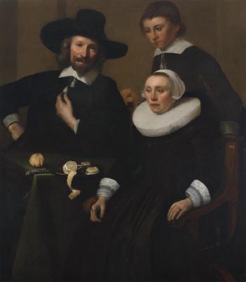 Familienportrait mit Stilleben by 
																			Pieter Dubordieu