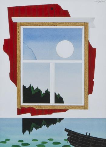 Kuu ikkunassa by 
																	Juhani Hakalahti
