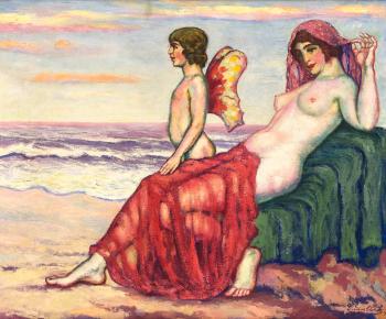Aphrodite und Eros by 
																	Georg Einbeck