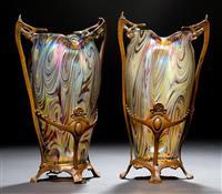Pair of Vases by 
																	 Pallme-Konig