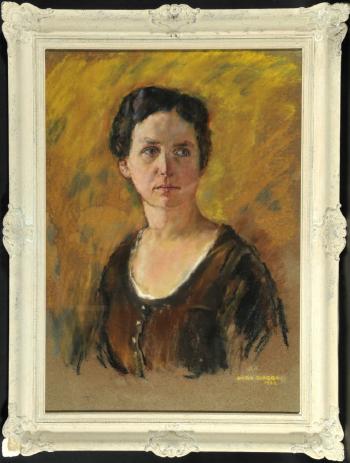 Portrait Gabriele Münter by 
																	Curt Ziegra
