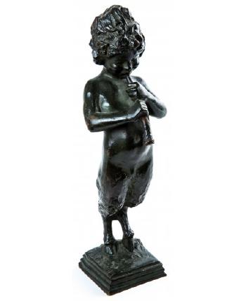 Fountain figure of young pan by 
																			Mabel Viola Harris Conkling