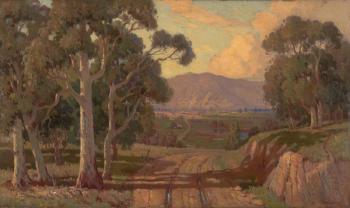 Australian Valley Scene by 
																	Erik Langker