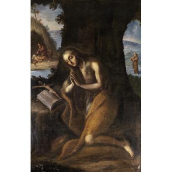 The Penitent Magdalen by 
																	Pedro Calderon Lopez