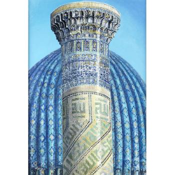 The Gur-i-Amir or Mausoleum of Tamerlane at Samarkand, Uzbekistan by 
																	Ibrahim Pur-abbas
