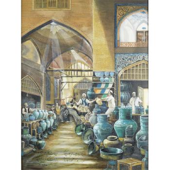 The Pottery Market by 
																	Ibrahim Pur-abbas