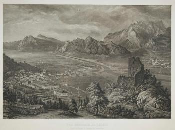 Vue générale de Ragatz. Prise au dessus de la ruine de Wartenstein by 
																	Heinrich Zollinger