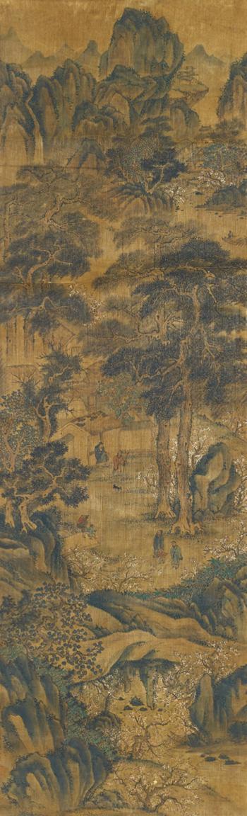 Landscape. After a poem by the Tang poet Bai Juyi by 
																	 Zhenshan Daoren