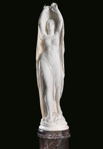 Undine Rising from the Water by 
																	Chauncey Bradley Ives