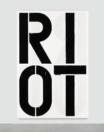 Untitled (Riot) by 
																	Christopher Wool