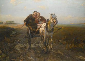 The Merry Ride by 
																	Alfred von Wierusz-Kowalski