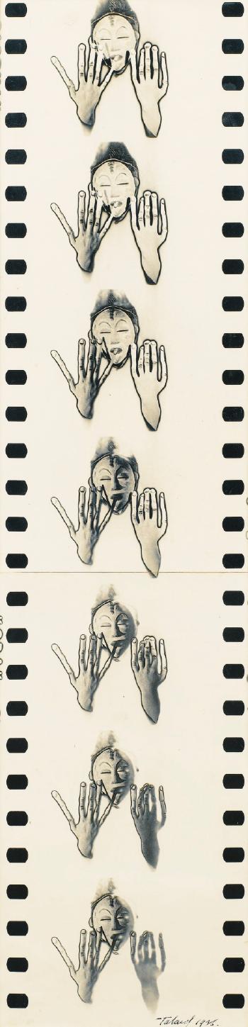 Punu Mask, Solarised Film by 
																	Maurice Tabard
