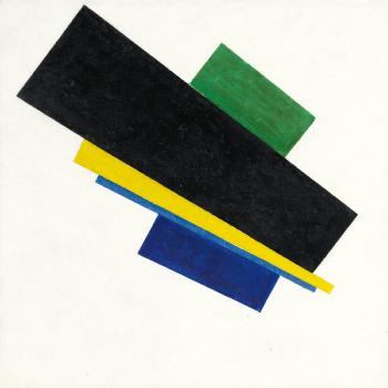 Suprematism, 18th Construction by 
																	Kazimir Malevich