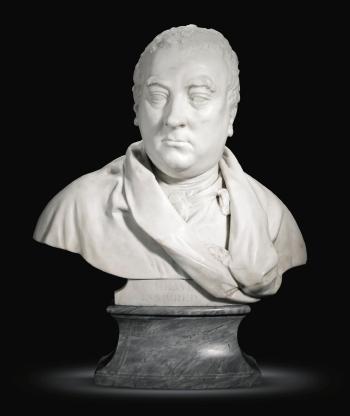 Bust of George Frideric Handel by 
																	Louis Francois Roubiliac