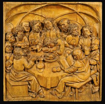 Relief with The Last Supper by 
																	Niclaus Hagenower