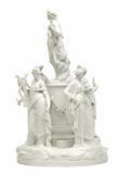 A Russian figural group with Apollo by 
																			Dominique Antoine Jacques Rachette