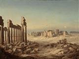 “Die Ruinen von Palmyra” (The Ruins at Palmyra) by 
																	Josef Langl