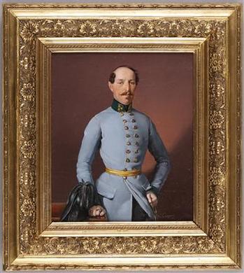 Porträt eines Hauptmanns der K. u. K. Jägertruppe by 
																			Luigi Campini