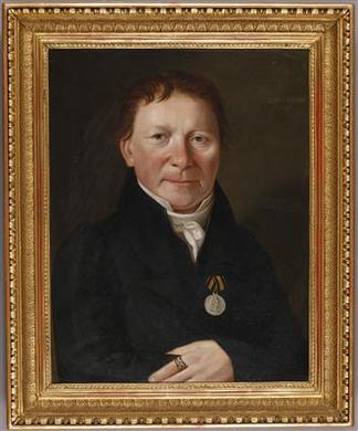 Porträt von Anton Schulz (1803 geb.) by 
																			Michael Aumayer