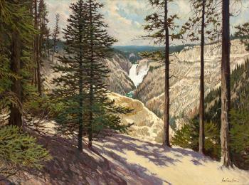 Yellowstone Falls by 
																	Tony Eubanks