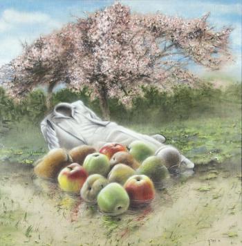 Bloesems en appelen by 
																	Camille de Taeye