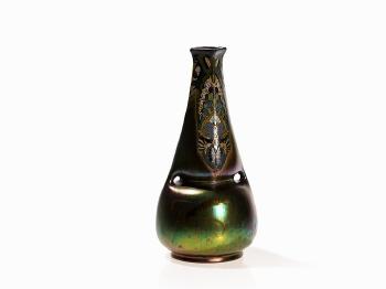 Ceramic Vase with Glazing Décor by 
																			 Montieres Ceramics
