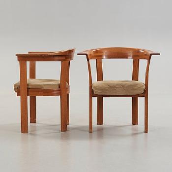 A Set of Four Armchairs by 
																			 H I Gruppen