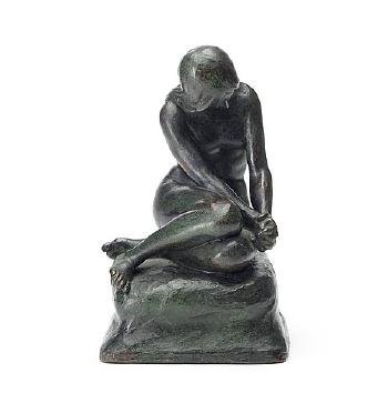 Seated Woman by 
																			Hugo Elmqvist