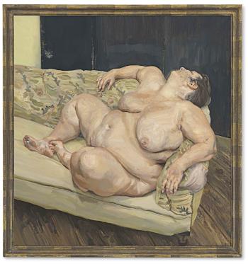 Benefits Supervisor Resting by 
																	Lucian Freud