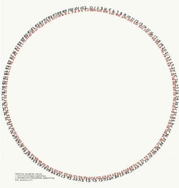 Counting Exercise: Circles by 
																	Mel Bochner
