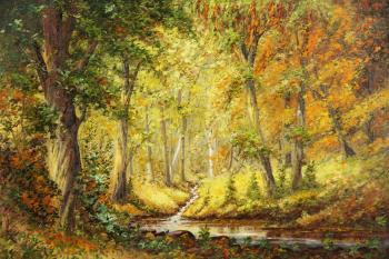 Fall landscape by 
																			Frederick D Ogden