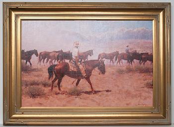 Cowboys and Horses by 
																	John Tayson