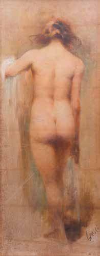 Nudo di donna by 
																	Temistocle A Lamesi