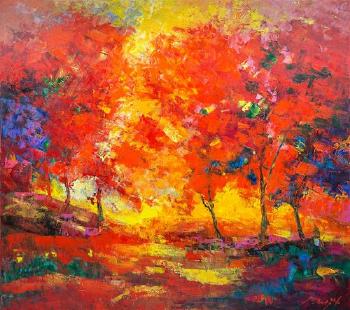 Autumn fire by 
																	Madjid Rahnavardkar