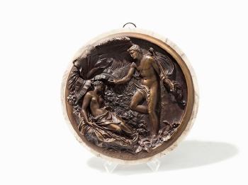 Bronze Roundel, Mythological Scene by 
																			Edward William Wyon